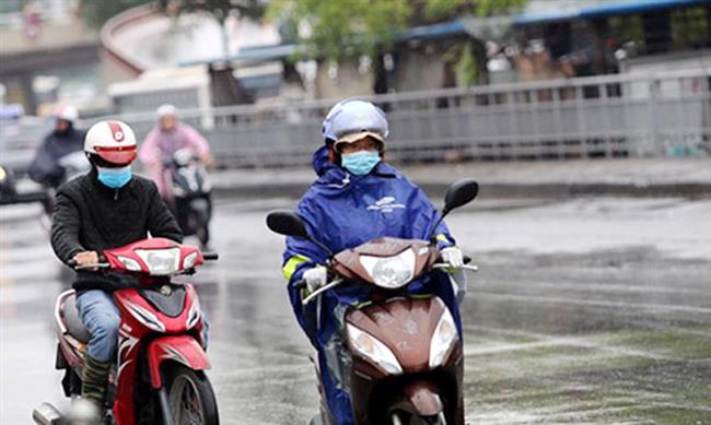 Các tỉnh miền Bắc và Hà Nội sắp mưa lớn và rét
